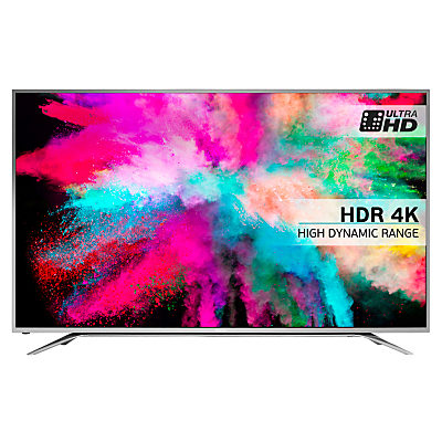 Hisense 65M5500 LED HDR 4K Ultra HD Smart TV, 65 With Freeview HD & Anyview Cast, Silver